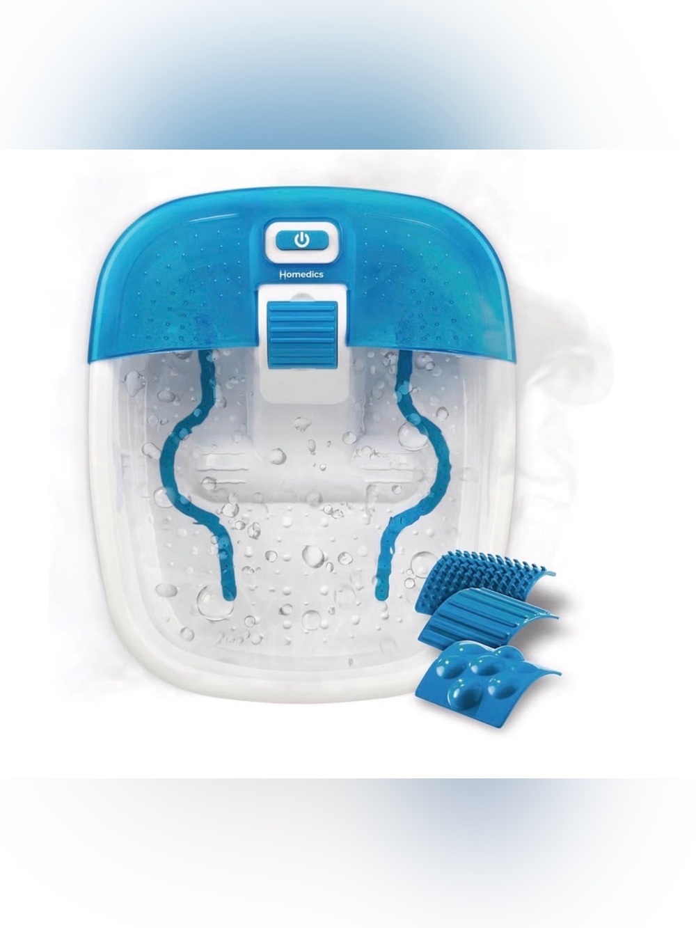 HoMedics Bubble Bliss Deluxe Foot Spa with Heat Massaging Arch